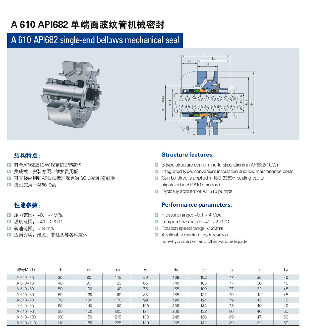 A 610 API682 单端面波纹管机械密封-1.jpg